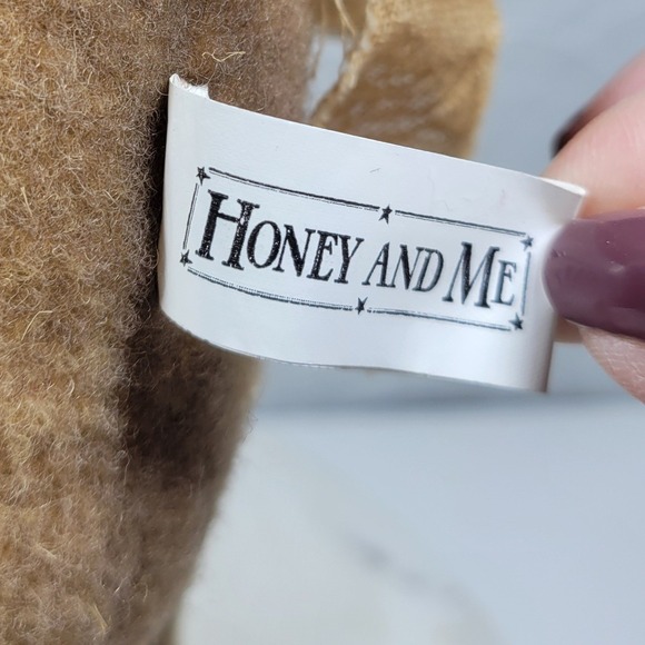 Honey and Me Herbert Haley Bunny Rabbits Folk Art Primitive Easter Spring Decor - Picture 2 of 16